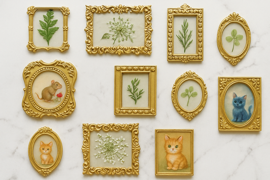 Ideas creativas para usar tus sellos de lacre con marcos vintage