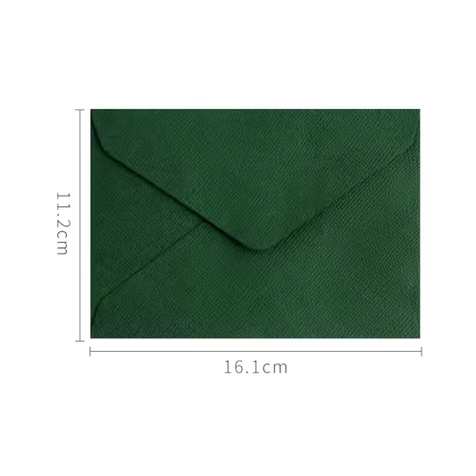 Sobres verde 10 piezas 11,2 x 16,1