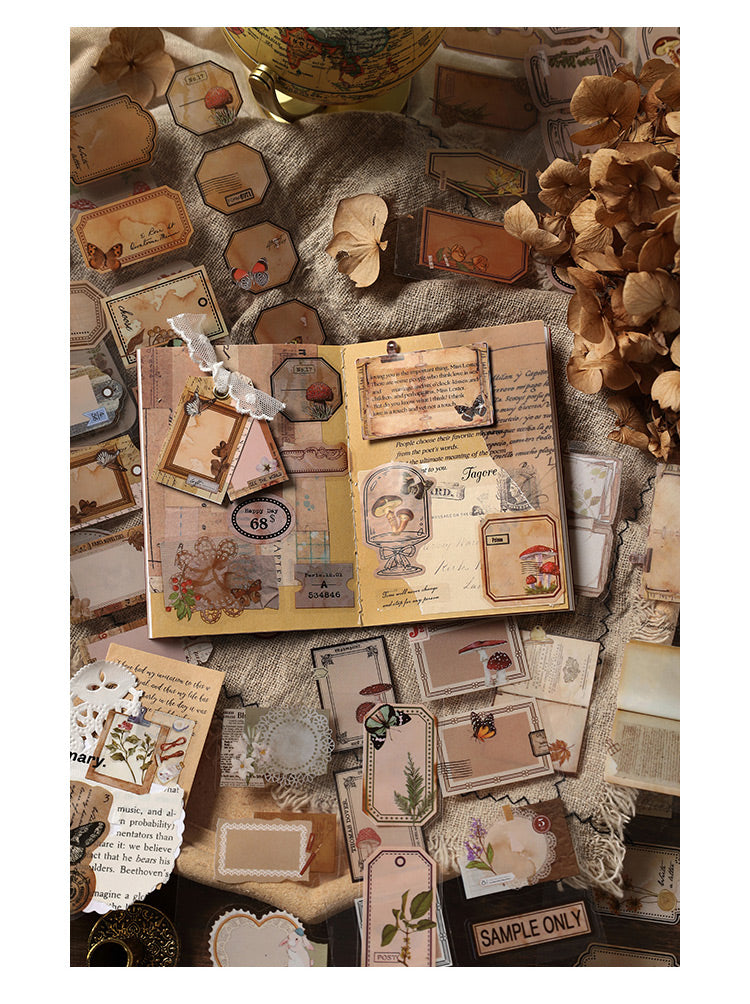 Deco stickers 20 hojas flores y mariposas