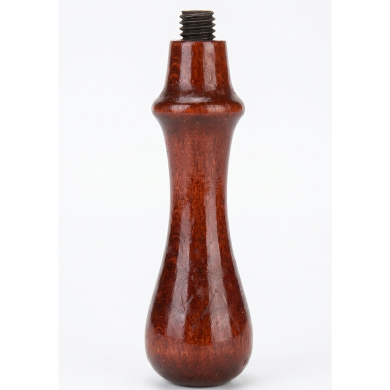 Mango para sello de madera rojizo