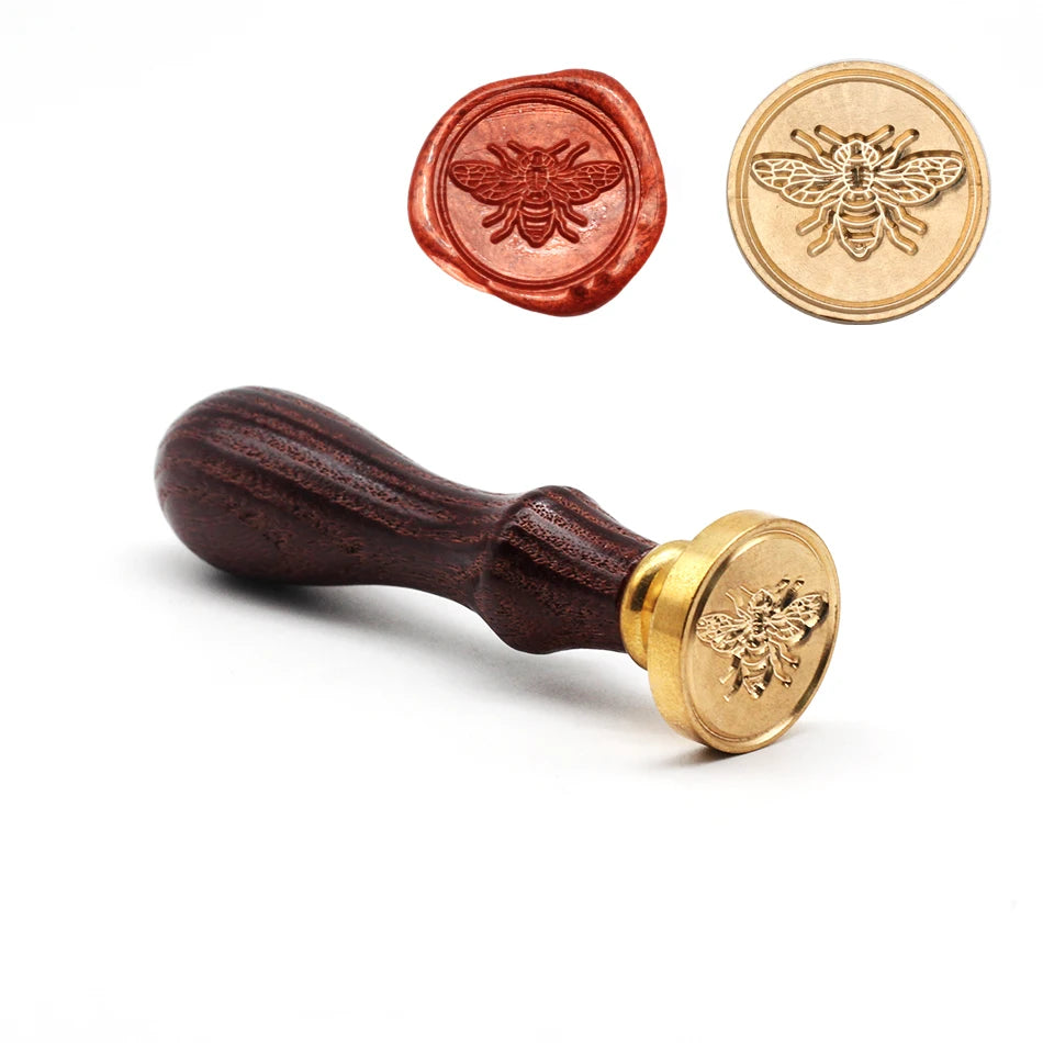 Sello para lacre abeja 2 con mango