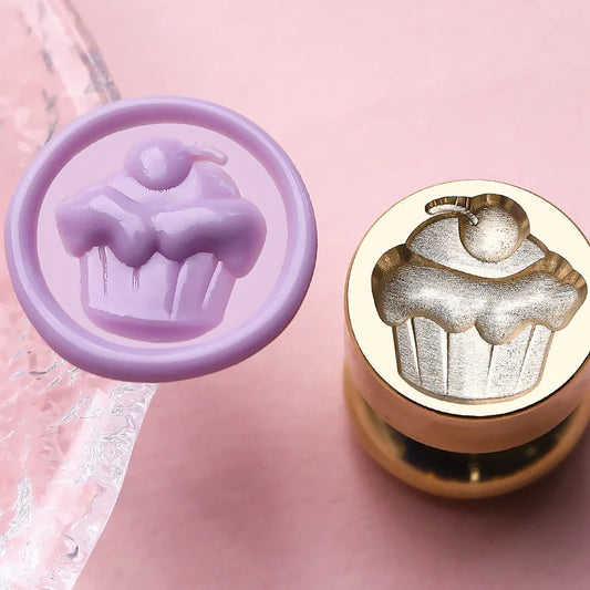 Sello para lacre cupcake