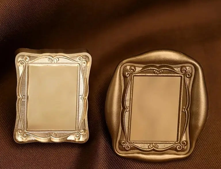Sello para lacre diseño de marco vintage 10