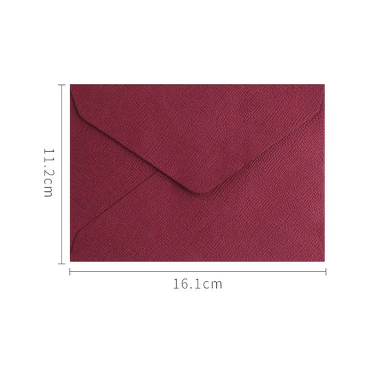 Sobres rojo vino 10 piezas 11,2 x 16,1