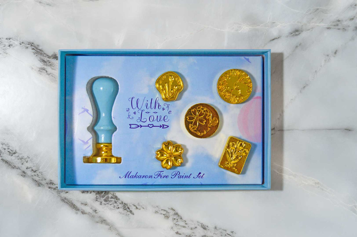 Kit De 6 Sellos Para Lacre Cera