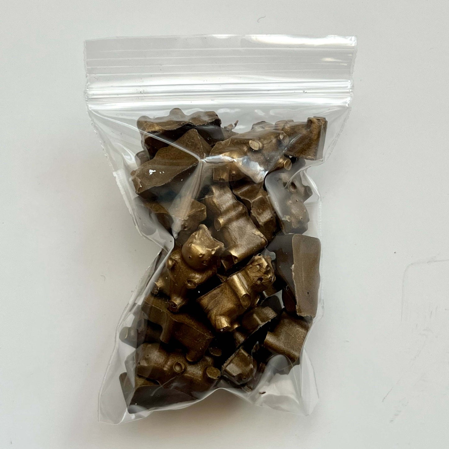 Lacre para timbres ositos dorado