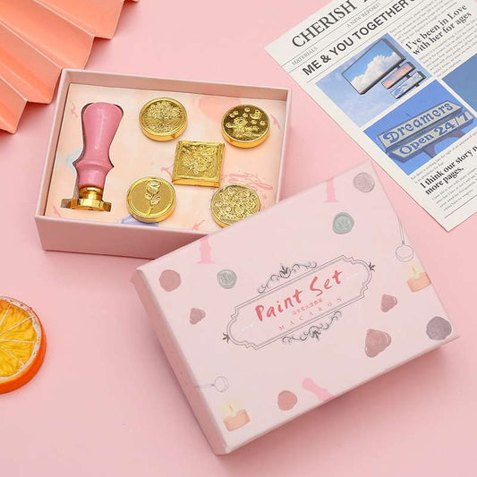 Kit De 6 Sellos Para Lacre Cera