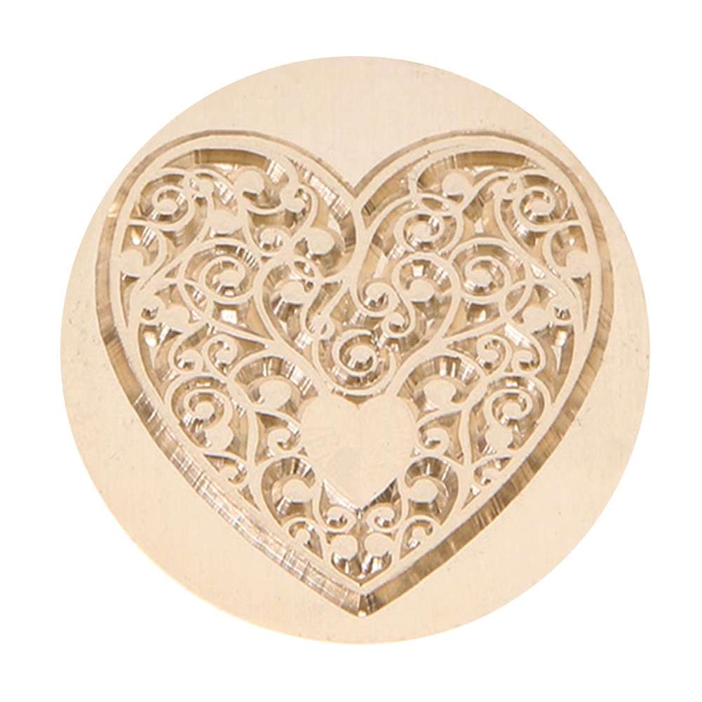 Sello Para Lacre Corazón Timbre Para Cera Invitaciones