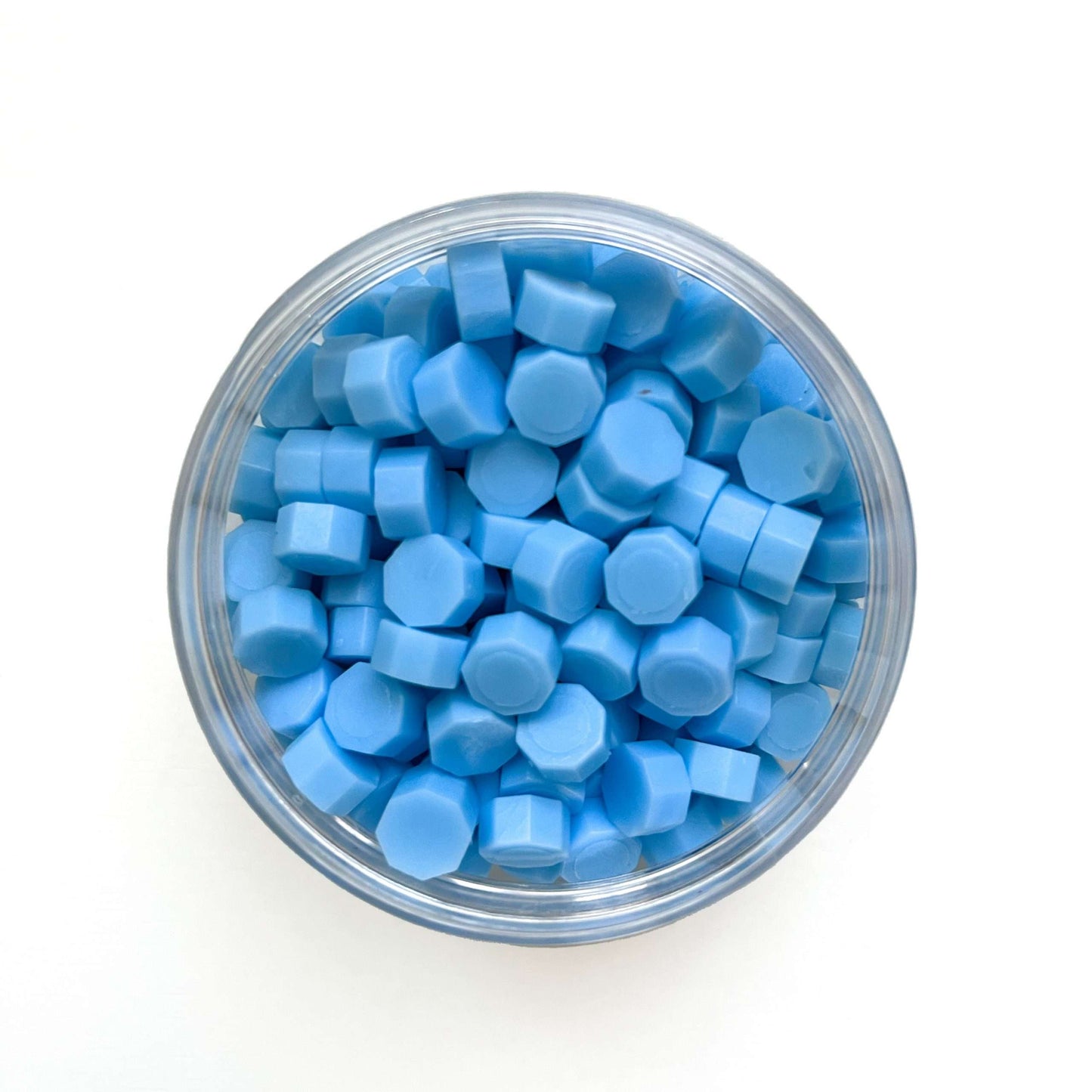 Lacre celeste 2 Para Sellos En Perlitas 200 Unidades