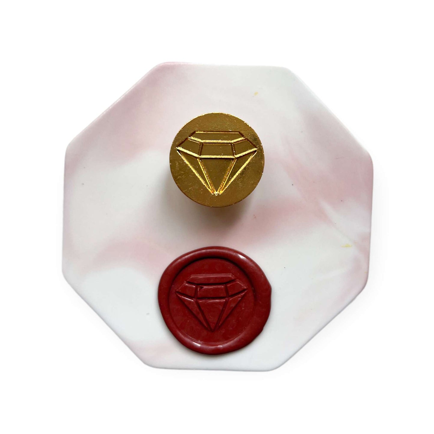 Sello diseño diamante