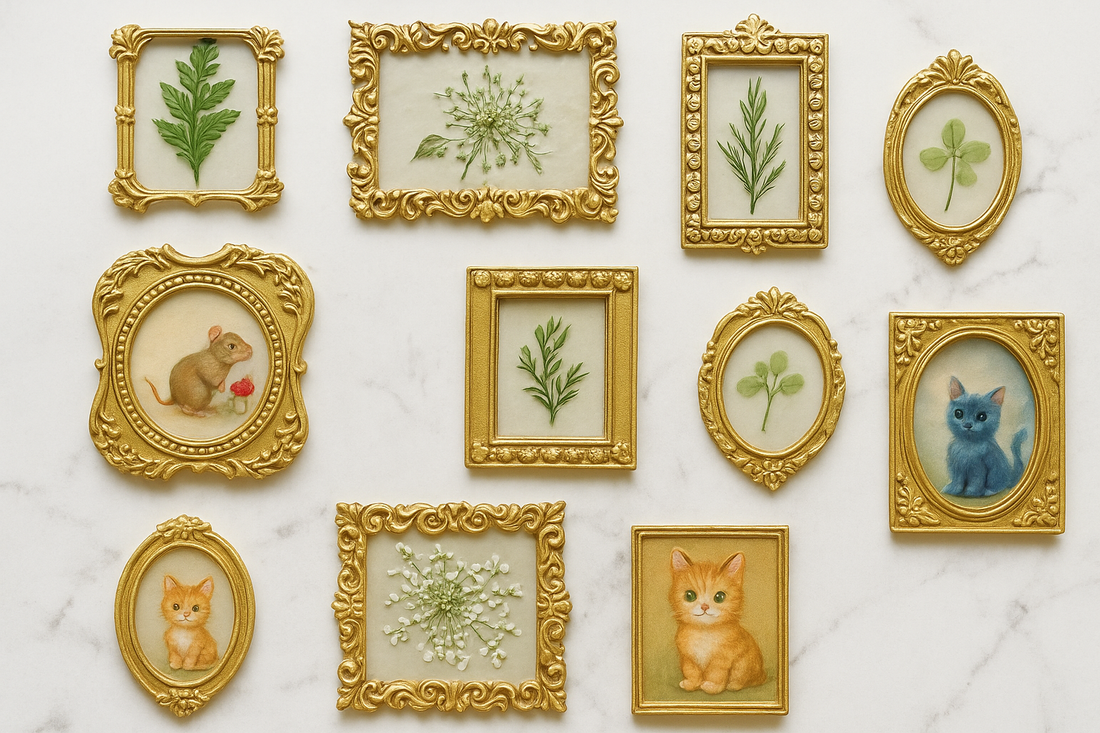 Ideas creativas para usar tus sellos de lacre con marcos vintage