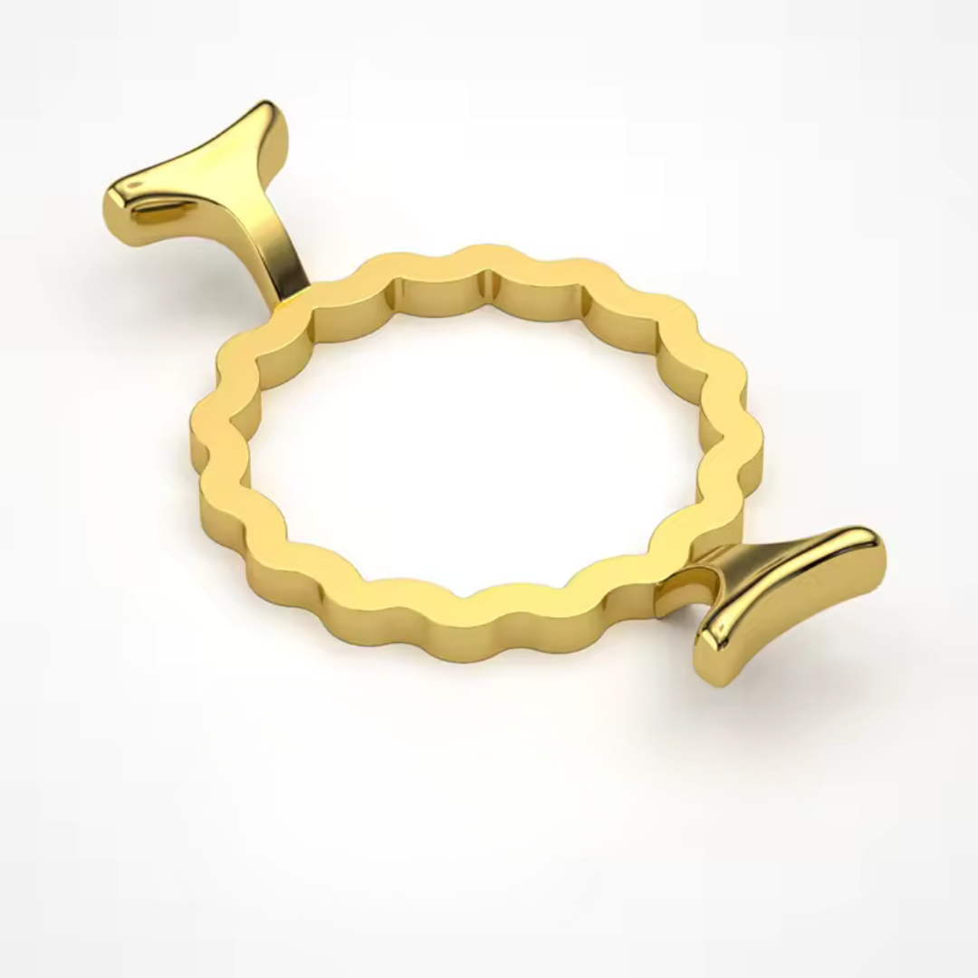 Accesorio fijador de forma para sellos de lacre