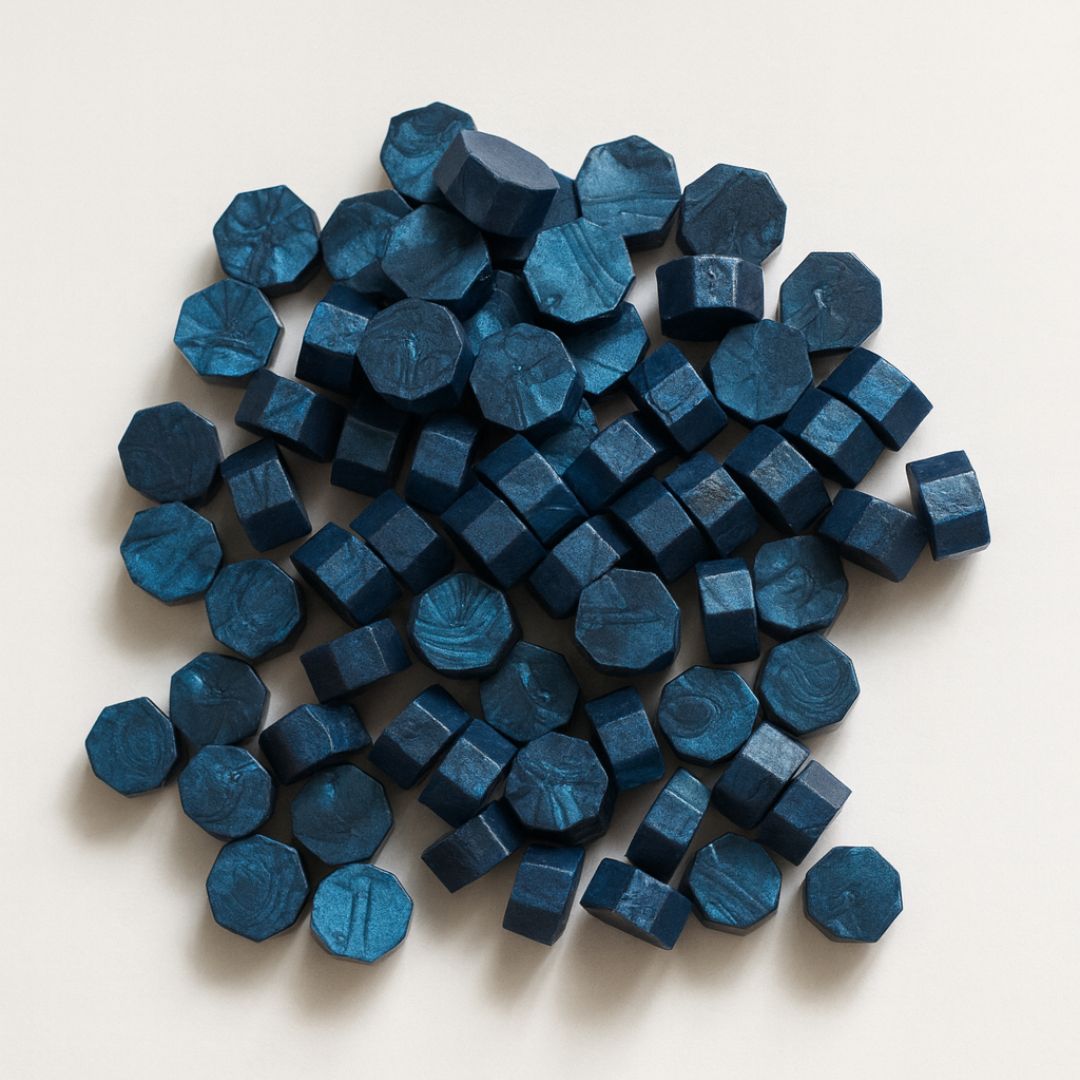 Lacre azul marino perlado para Sellos 100 Unidades