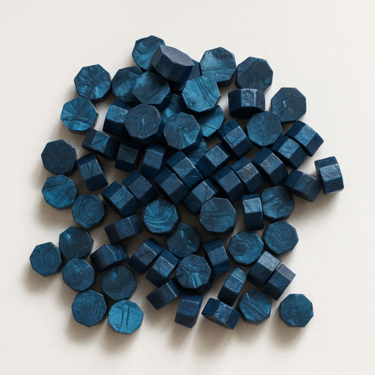 Lacre azul marino perlado para Sellos 100 Unidades