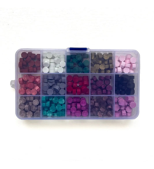 Set De 15 Colores De Lacre 300 Piezas Cera Para Sellos