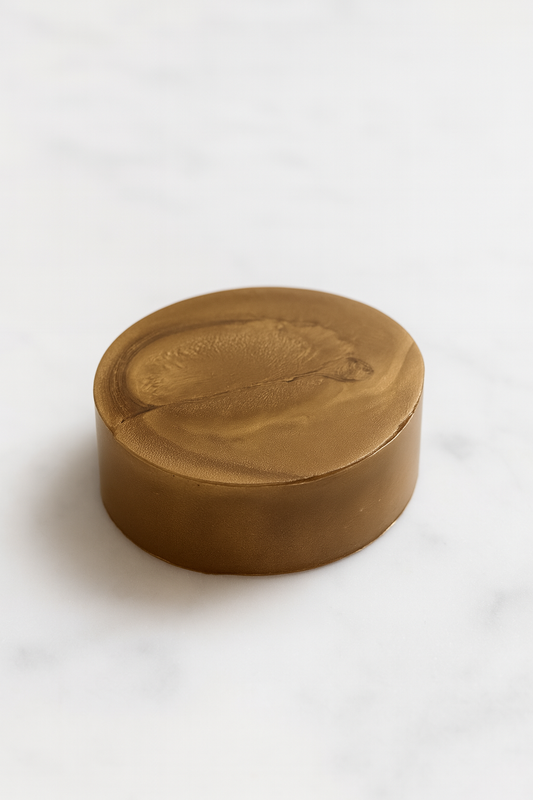 Lacre dorado circular 30 grs.
