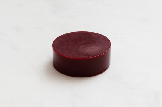 Lacre rojo burdeo circular 30 grs.
