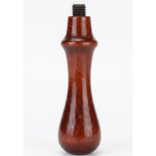 Mango para sello de madera rojizo