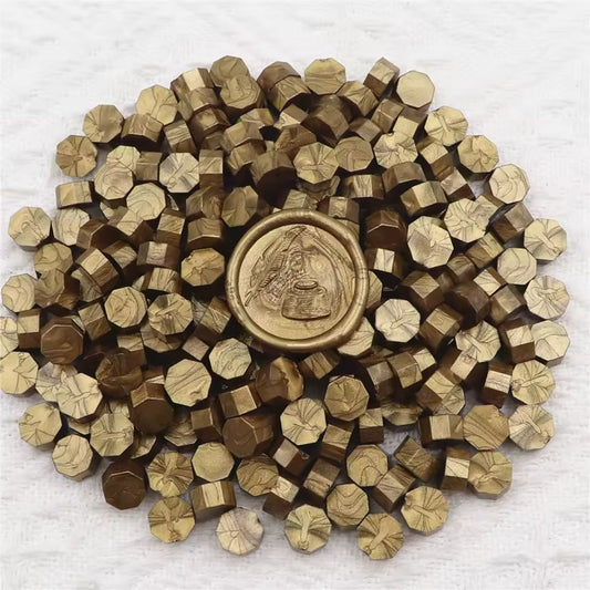 Lacre oro bronce para Sellos 100 Unidades