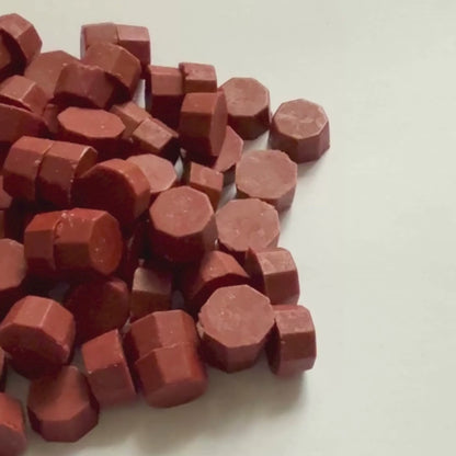 Lacre rojo ladrillo para Sellos 100 Unidades