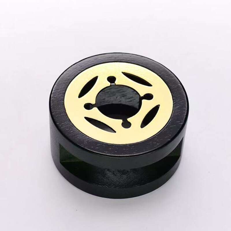 Horno Diseño Clásico Madera negro metal dorado