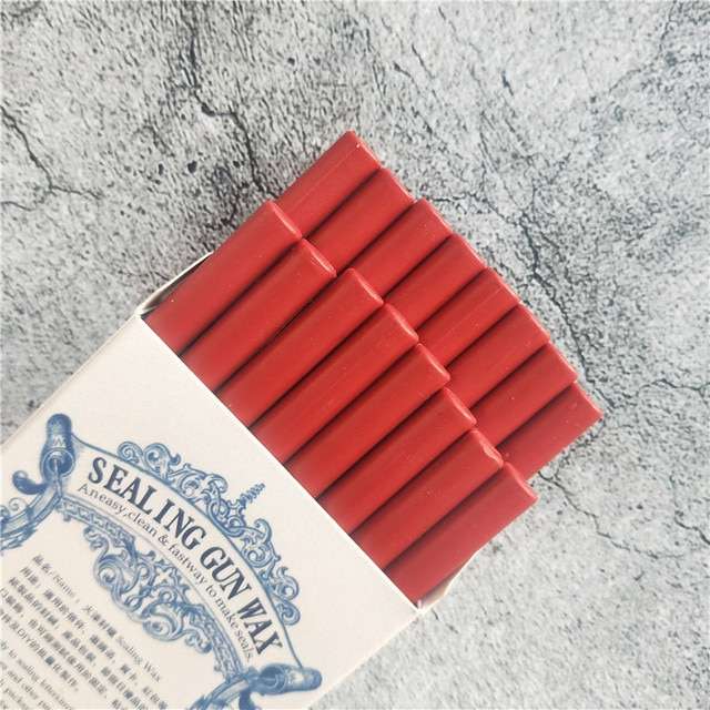Barras De Lacre Cera Para Sellos 16 Unidades rojo