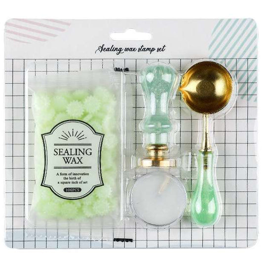 Mini kit sellos colores verde