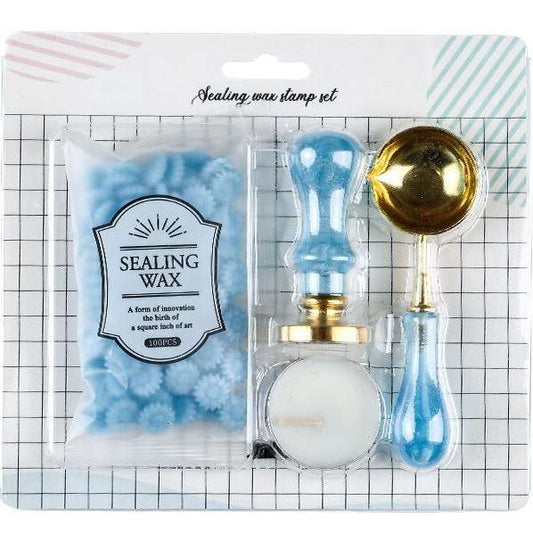Mini kit sellos colores Celeste