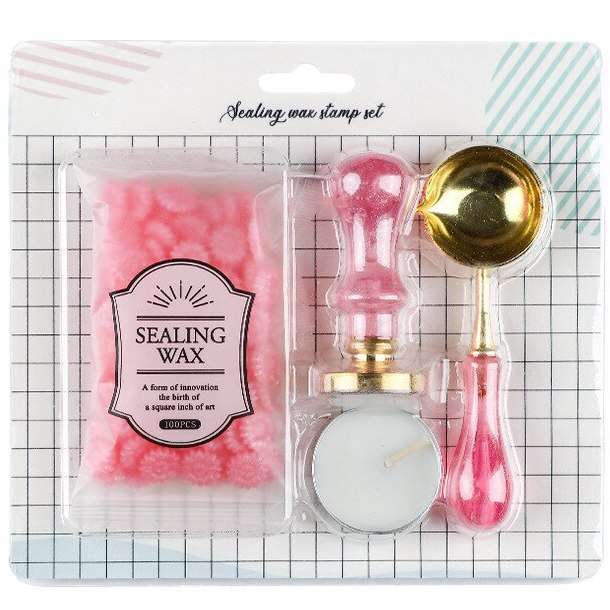 Mini kit sellos colores Rosado