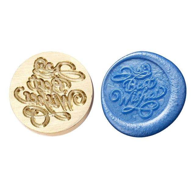 Sello diseño Best wishes