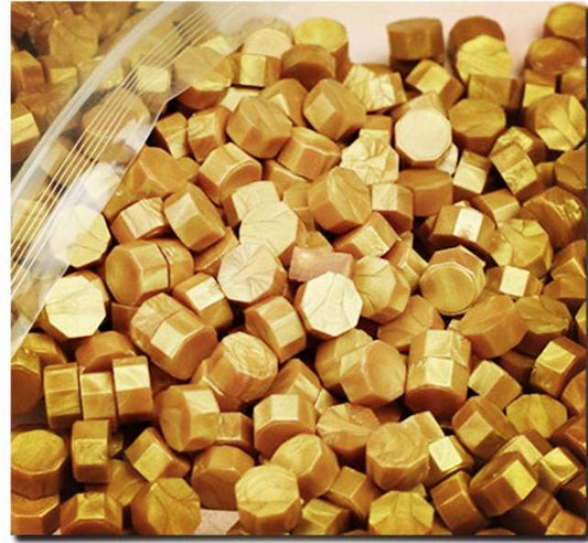 Lacre Para Timbres Dorado